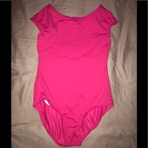 Bloch girls dance leotard with cut-out bow back